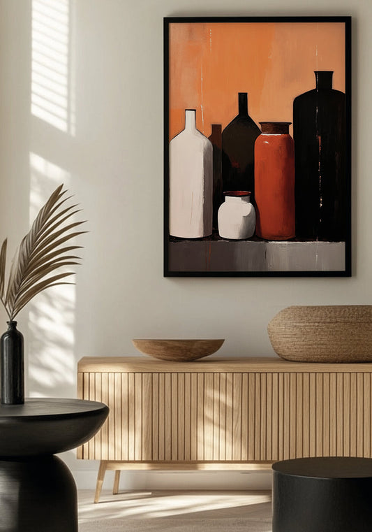 Still Life With Big Bottles